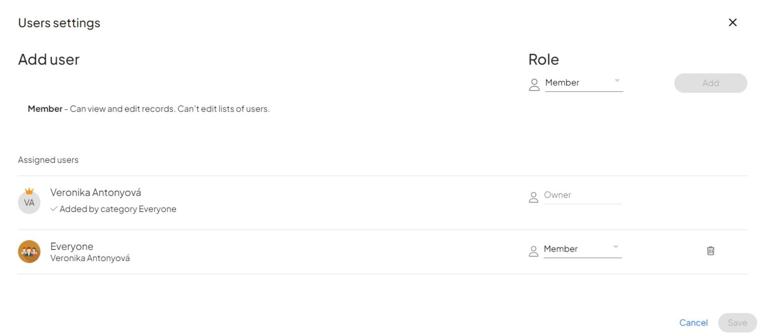 Boost.space Roles for Managing Spaces and Records